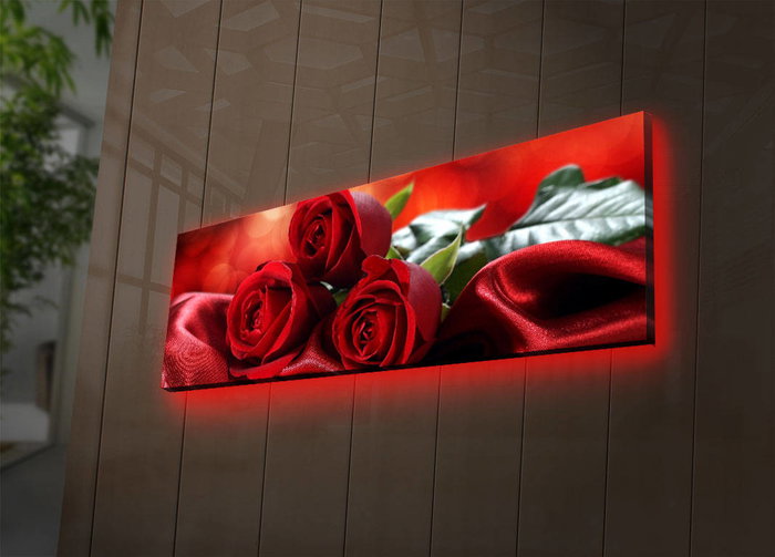Wallity Lienzo Decorativo Iluminado con LED 30x90 cm Multicolor Wallity Lienzo Decorativo Iluminado con LED 30x90 cm Multicolor